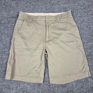 WearFirst Mens Khaki Free-Band Utility Shorts Size 36 Textured Stretch‎ 26842